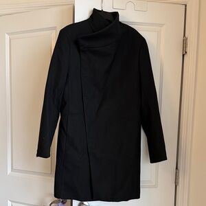 Zara Men's Elegant Black Trench Coat